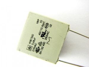 Kondensator przeciwzakłóceniowy KNB1560 X2 1UF R22.5 L-25