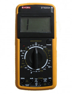 MIERNIK UNIWERSALNY DT-9205A TYP2